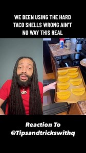We been using the hard taco shells wrong ain’t no way this real 🤯Reaction to @tipsandtrickswithq #lifehacks #hack | Lifesbook_ceo