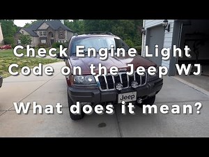 Reading Check Engine Light Codes on a Jeep Grand Cherokee