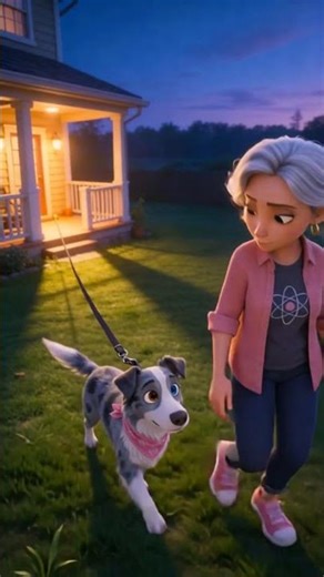 The Sunset Sundown: Navigating the Evening Shadows 🌲🐾 #GracieTheServiceDog #invisibledisability