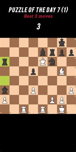 Puzzle of the day 7 (1) #shorts #trending #gaming #viral #chess_moments #chess_funny_moments