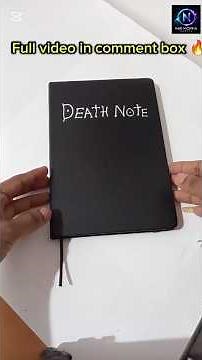 Making a REAL LIFE Death Note from Scratch! 📓🔥 (Full Tutorial)