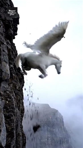 We thought it was just a horse… until it spread its wings.?#Pegasus #CaughtOnCamera