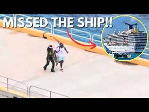 Funniest Pier Runner Moments | Angry Passengers Missing Cruise Ships