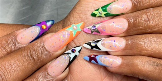 23 Fresh and Fun French Manicure Ideas For Long Nails