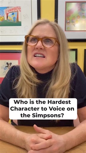 1.1M views · 7.8K reactions | Can you guess which character is the easiest? 樂 #voiceactor #voiceacting #thesimpsons | Nancy Cartwright | Facebook