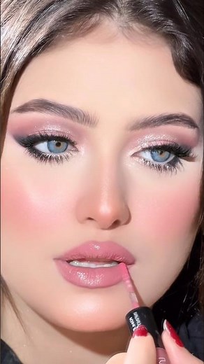 Soft pink makeup/Simple makeup tutorial #makeup