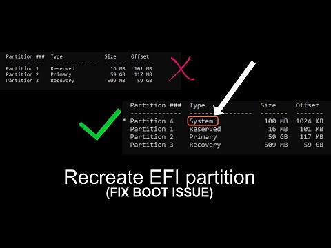 How to Recreate EFI Partition with bcdboot (Fix Boot Issues on Windows PC)