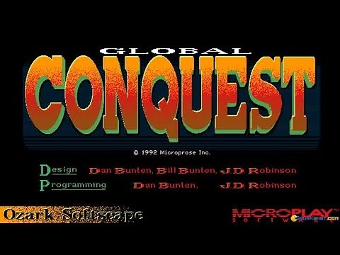 Global Conquest gameplay (PC Game, 1992)