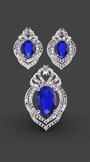 Gold Pendant Earrings | Rhino 3D Jewelry Cad Design