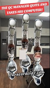23K views · 312 reactions | The QC Manager quits and takes his computer! Paracordclips.com #QC #paracordclips #956rgv #houston #fyp | Paracord Clips | Facebook