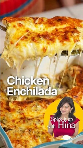 BEST Chicken Verde Enchiladas Cheesy & Easy #ChickenVerdeEnchiladas #EasyDinner #MexicanFood