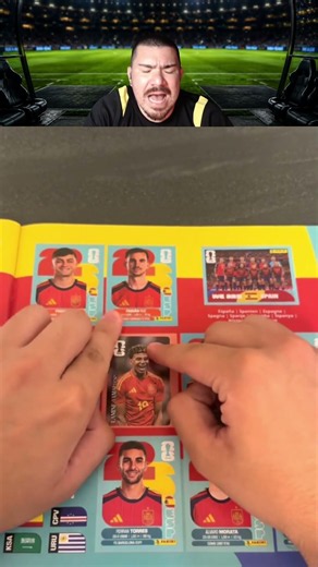 OH MY GOD... HE GLUED THE GUTI LEGEND STICKER IN THE ALBUM #soccer #react #trending