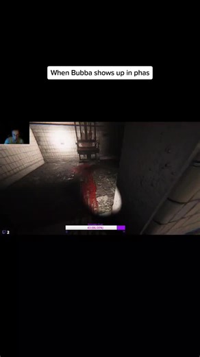 Bubba didn't like us entering his murd3r room... also, yes, I stayed in that room for like the next 5 minutes. #fyp #ghosthunting #phasmophobia #twitchclips #bubba