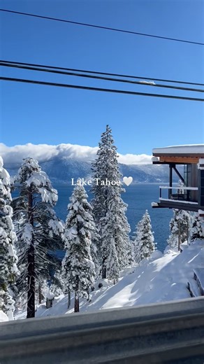 Scenic Snow Drive in Lake Tahoe with stunning view | Best Destinations To Travel