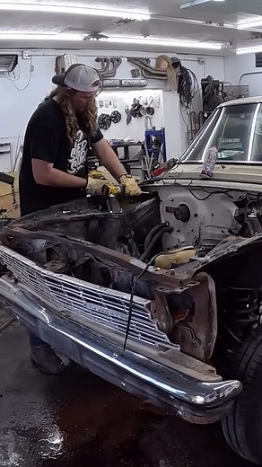 Stripping Our 1964 Chevy Nova To Be A Gasser #Chevrolet #chevynova #automechanic #reelsfb | DD Speed Shop