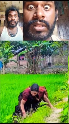 Slipping and falling while running hurriedly across a field. 🤩 #funnycomedy #youtubeshorts #viralv