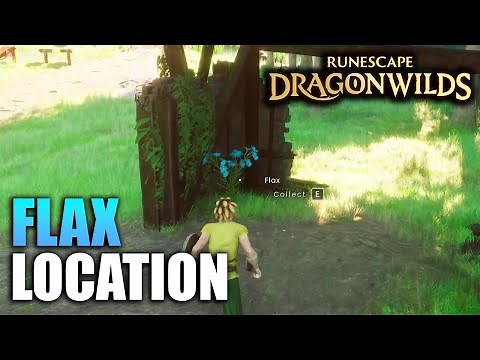 Where to Find FLAX Location - RuneScape Dragonwilds