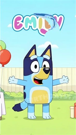 Personalized Bluey Birthday Party Video Invitation,