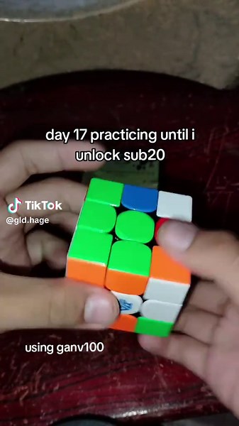 day17#sub25 #rubikscube #followers #ganv100maglevuv #practice | Rubik's Cube