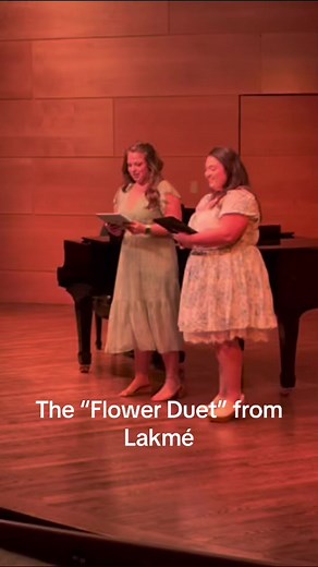 Flower Duet Performance from Lakmé Recital