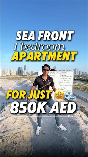 1 Bedroom Sea Front Apartment starting from just 850K AED 🔥