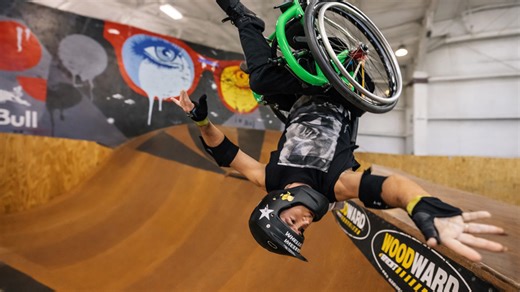 The skill behind wheelchair freestyle