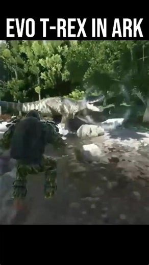 Evo T-Rex in ARK #arksurvivalevolved #arksurvivalascended #dinosaur #ark