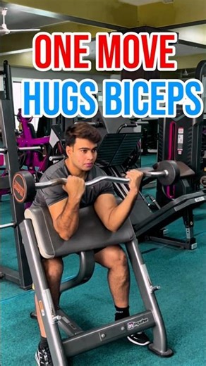Build Massive Bicep Peaks Fast | Complete Preacher Curl Form Guide #biceps #workouttips #motivation