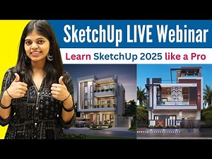🔥 Learn SketchUp 2025 like a Pro | House Exterior & Pro Rendering Tips!