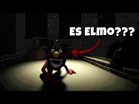 Jugando un juego de terror de elmo en Roblox😱