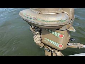 Wizard WD-4S 6hp antique outboard AOMCI SOLD