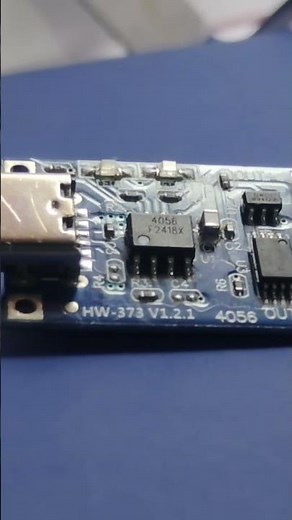 TP4056 charging module. A simple and safe way to charge #electrical #electronics #circuit #voltage