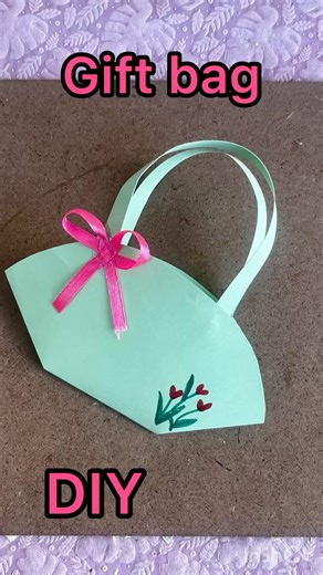 Easy Paper Gift Bag 💼 | Cute DIY Paper Purse 👛