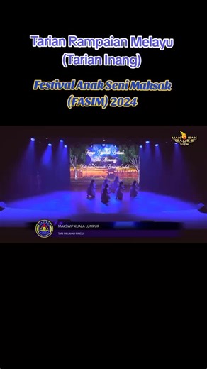 Festival Anak Seni Maksak: Tarian Inang Tradisional