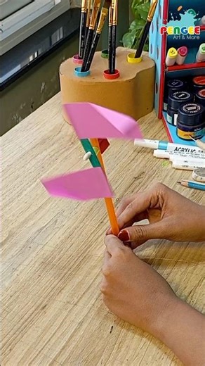 Easy Paper Windmill 🌈 | Fun Kids Craft with Ice Cream Stick ✂️ | Fun & Easy DIY Toy 😁