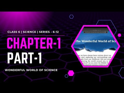 Class 6 Science | Chapter- 1| Wonderful World of Science | Part - 1