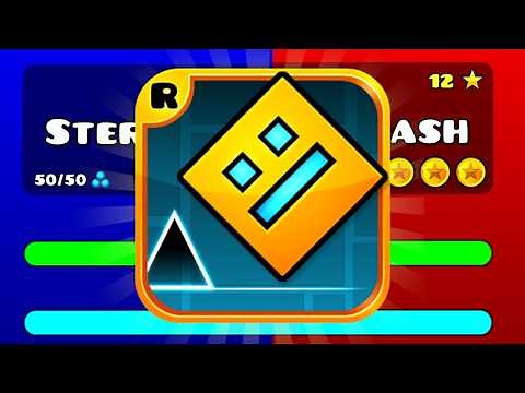 How To Beat All Geometry Dash Levels! (Stereo Madness - Fingerdash)