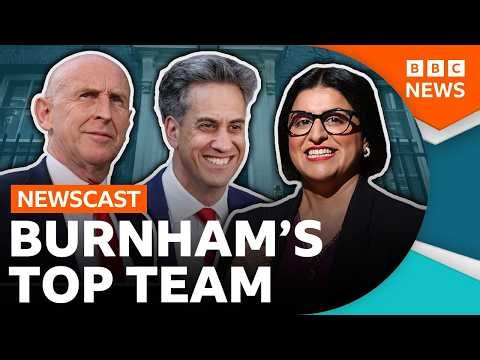 New UK Prime Minister Andy Burnham announces his cabinet | BBC Newscast