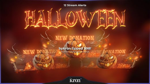Halloween Stream Overlay, Animated Alerts & Widgets (digital Download) - Etsy