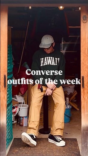 Converse outfits of the week / コンバース1週間コーディネート #ootd