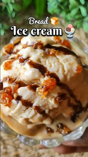 Creamy Bread Ice Cream 🍦 Easy Summer Dessert