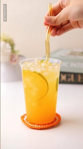 Lemon, Orange, and Lime Drink with Tea Infused Soda Recipe
