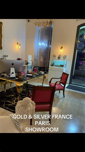 Showroom GOLD & SILVER FRANCE PARIS 100% Création #suisse #usa🇺🇸 #algerienne🇩🇿 #world #chine
