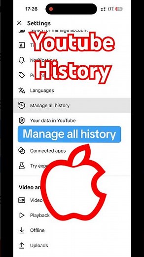 How to Delete YouTube Search 🔍 History on iPhone 📱