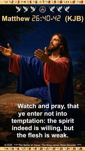 60 Seconds & Under | Matthew 26:40–42 (KJB) — Thy Will Be Done | Lent 2026