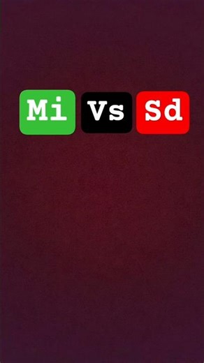 mi vs sd