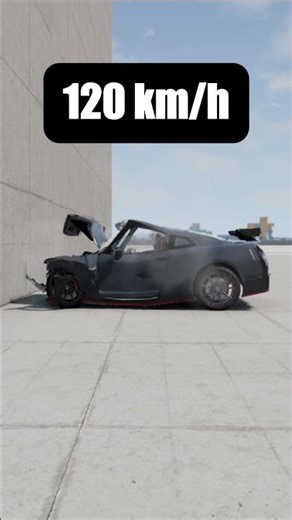 Nissan GT-R Nismo Crash Test 230 km/h 💥| BeamNG