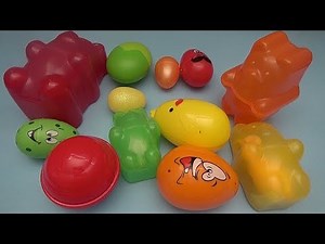 Learn Colours Game! Find the Right Coloured Surprise Egg? With Gummy Bear Nesting Dolls!