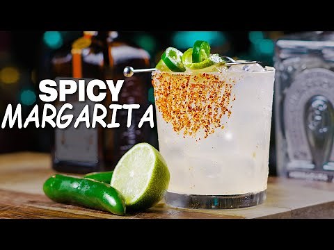 How to Make The Best Spicy Margarita Cocktail. Drink Ingredients and Recipe.