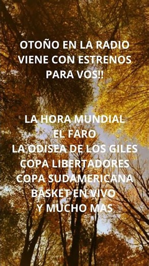 OTOÑO EN LA RADIO SE VIENE CON ESTRENOS